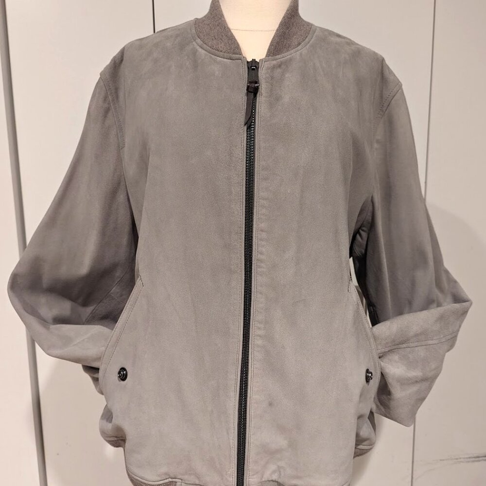 Ralph Lauren POLO Suede Jacket - Like New - Taupe Color